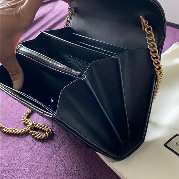 🚫SOLD🚫 Gucci Marmont matelasse Wallet on Chain - Picture 6 of 12